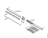 STIHL 4230-710-7101 Steel Ø 25,4 mm positie 2 technische tekening