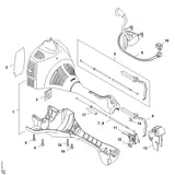 STIHL 4140-182-4505 Knieveer positie 14 technische tekening