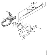 STIHL 4237-180-1106 Gaskabel positie 4 technische tekening