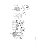 STIHL 4237-021-3005 Carter positie 17 technische tekening