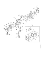 STIHL 4144-121-2700 Kap positie 26 technische tekening