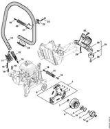 STIHL 4238-790-9300 Rubberdemper positie 27 technische tekening