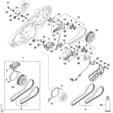 STIHL 4238-692-0900 Knieveer positie 12 technische tekening