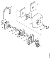 STIHL 4241-120-0626 Carburateur 4241/26 positie 11 technische tekening