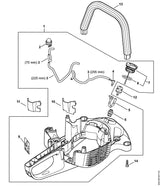 STIHL 4242-792-2701 Deksel positie 10 technische tekening