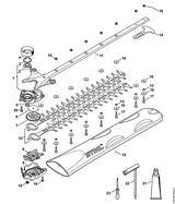 STIHL 4242-640-4601 Geleider 550 mm / 22" positie 11 technische tekening