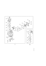 STIHL 4242-122-5000 Afstandsbus positie 18 technische tekening