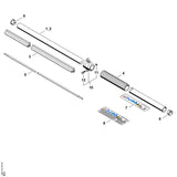STIHL 4137-711-3200 aandrijfas positie 5 technische tekening
