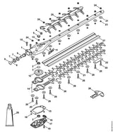 STIHL 4243-640-0509 Aandrijfhuis (0°, 500 mm) positie 1 technische tekening