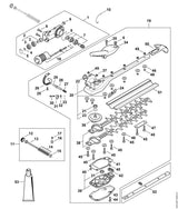 STIHL 4243-007-1005 Sett dekkplate positie 52 technische tekening