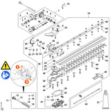 STIHL 4243-642-4600 Borgstrip positie 25 technische tekening