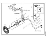STIHL 4244-701-0506 Pomphuis onderste deel positie 11 technische tekening