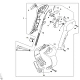 STIHL 4282-790-0700 klembeugel positie 13 technische tekening