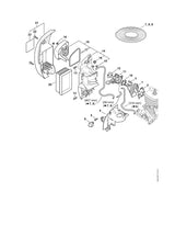 STIHL 4244-140-1006 Filterdeksel positie 21 technische tekening