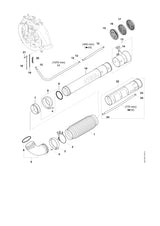 STIHL 4244-740-7101 Afleider positie 18 technische tekening