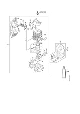 STIHL 4244-149-0506 Pakking positie 24 technische tekening