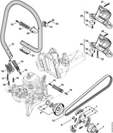 STIHL 4250-160-2000 Koppeling positie 1 technische tekening