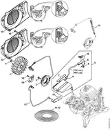 STIHL 4250-084-9600 Drukstuk positie 7 technische tekening