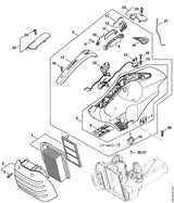 STIHL 4250-080-1601 Kap positie 5 technische tekening