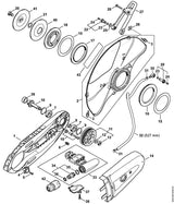 STIHL 4250-670-5200 Magneetklep positie 33 technische tekening