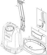 STIHL 4255-710-9005 Draagriem positie 1 technische tekening