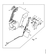 STIHL 4282-182-7801 Huls positie 15 technische tekening