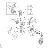 STIHL 0000-937-5034 Slang positie 15 technische tekening