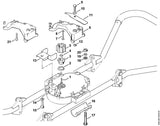 STIHL 4302-791-8600 Drukstuk positie 16 technische tekening
