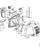 STIHL 4228-358-0800 Slang positie 14 technische tekening