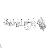 STIHL 4229-121-1600 Tussenflens positie 7 technische tekening