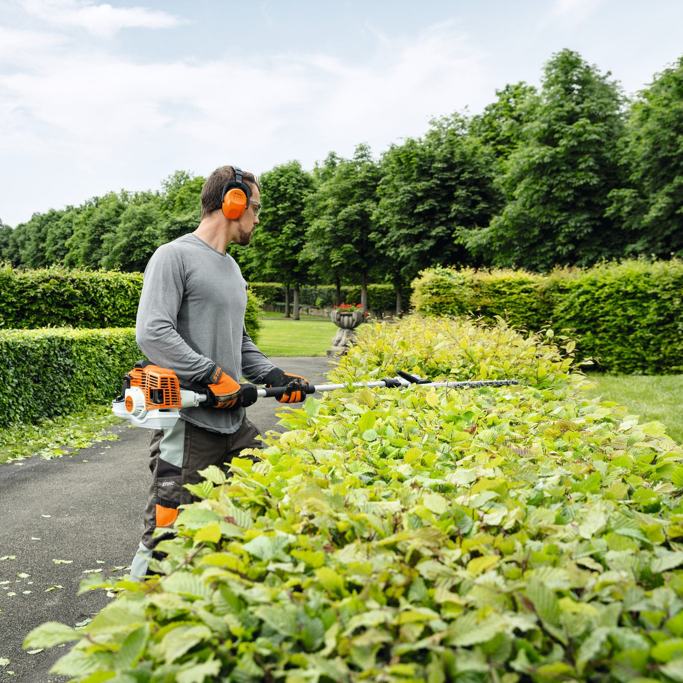 STIHL heggenschaar op steel HL 92 KC-E (benzine, kort)-keizers.nu