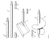 STIHL 0000-951-6200 Tapeind M12 positie 6 technische tekening