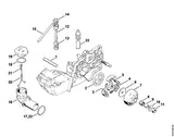 STIHL 4104-359-0700 Pakking positie 22 technische tekening