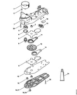 STIHL 4237-160-2900 Koppelingstrommel positie 7 technische tekening