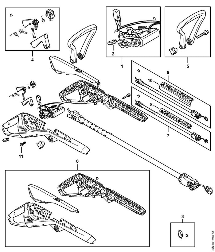 STIHL 4512-710-7101 Steel Ø 24 mm positie 7 technische tekening