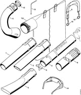 STIHL 4229-760-8200 Pijp positie 4 technische tekening