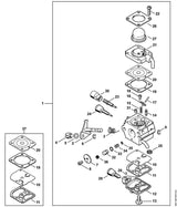 STIHL 4228-120-2200 Flens positie 21 technische tekening