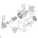 STIHL 9645-945-8730 O-ring 94,92x2,62 positie 24 technische tekening