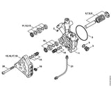 STIHL 9645-948-7547 O-ring 11,7x2 positie 4 technische tekening