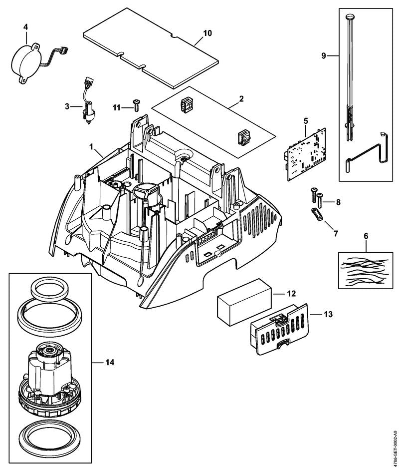 STIHL 9104-003-4132 Cilinderkopbout IS-P5x18 positie 11 technische tekening