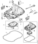 STIHL 4786-790-8601 Klem positie 6 technische tekening