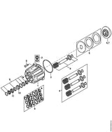STIHL 9645-945-8731 O-ring N94,92x2,62-NBR70 positie 3 technische tekening