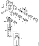 STIHL 9645-945-3344 O-ring N14x2-NBR70 positie 9 technische tekening