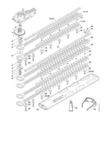 STIHL 9208-260-1142 Zeskantmoer M8x1 positie 9 technische tekening