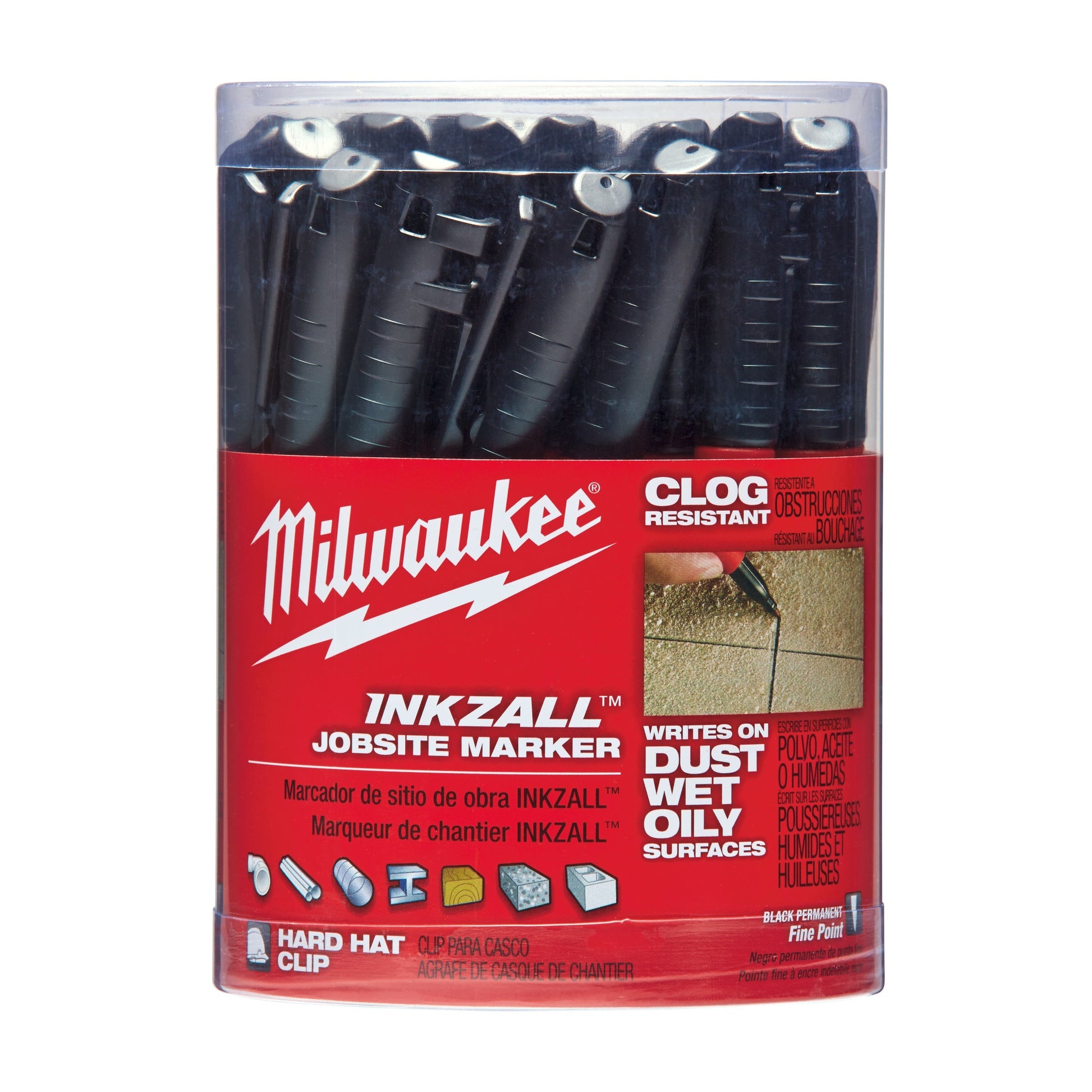 Milwaukee Marker INKZALL™ schwarz - 1 Stück