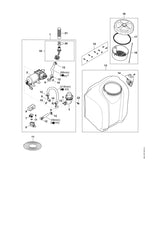 STIHL 9645-946-7495 O-ring N 7,8x1,6-NBR70 positie 4 technische tekening