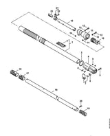 STIHL 9041-424-1380 Cilinderkopbout M6x35 positie 5 technische tekening
