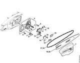 STIHL LA036001600 Bevestigingsplaat positie 2 technische tekening