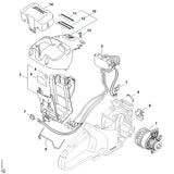 STIHL 1250-791-3100 veer positie 6 technische tekening