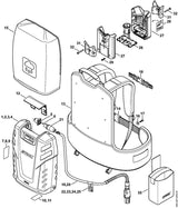 STIHL 0000-951-4100 Bout met verzonken kop IS-M3x10 positie 6 technische tekening